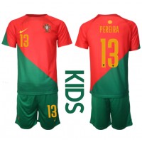Koszulka piłkarska Portugalia Danilo Pereira #13 Strój Domowy dla dzieci MŚ 2022 tanio Krótki Rękaw (+ Krótkie spodenki)